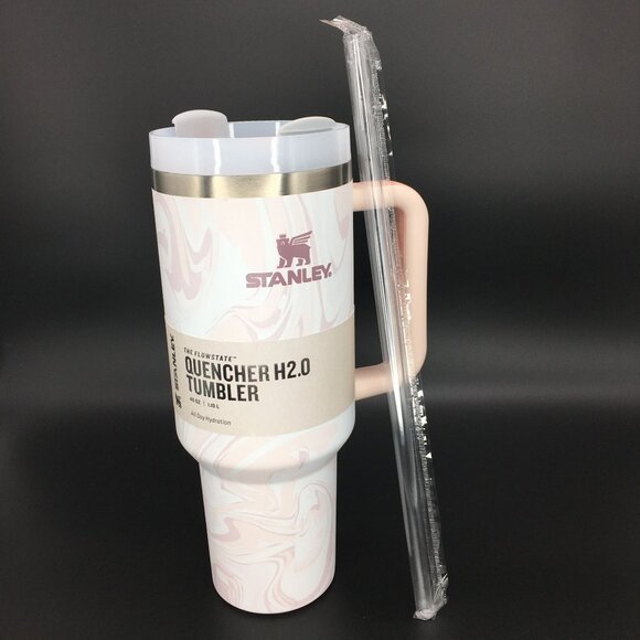 Stanley | Dining | Stanley Rose Quartz Swirl 4oz Quencher H20 Tumbler ...